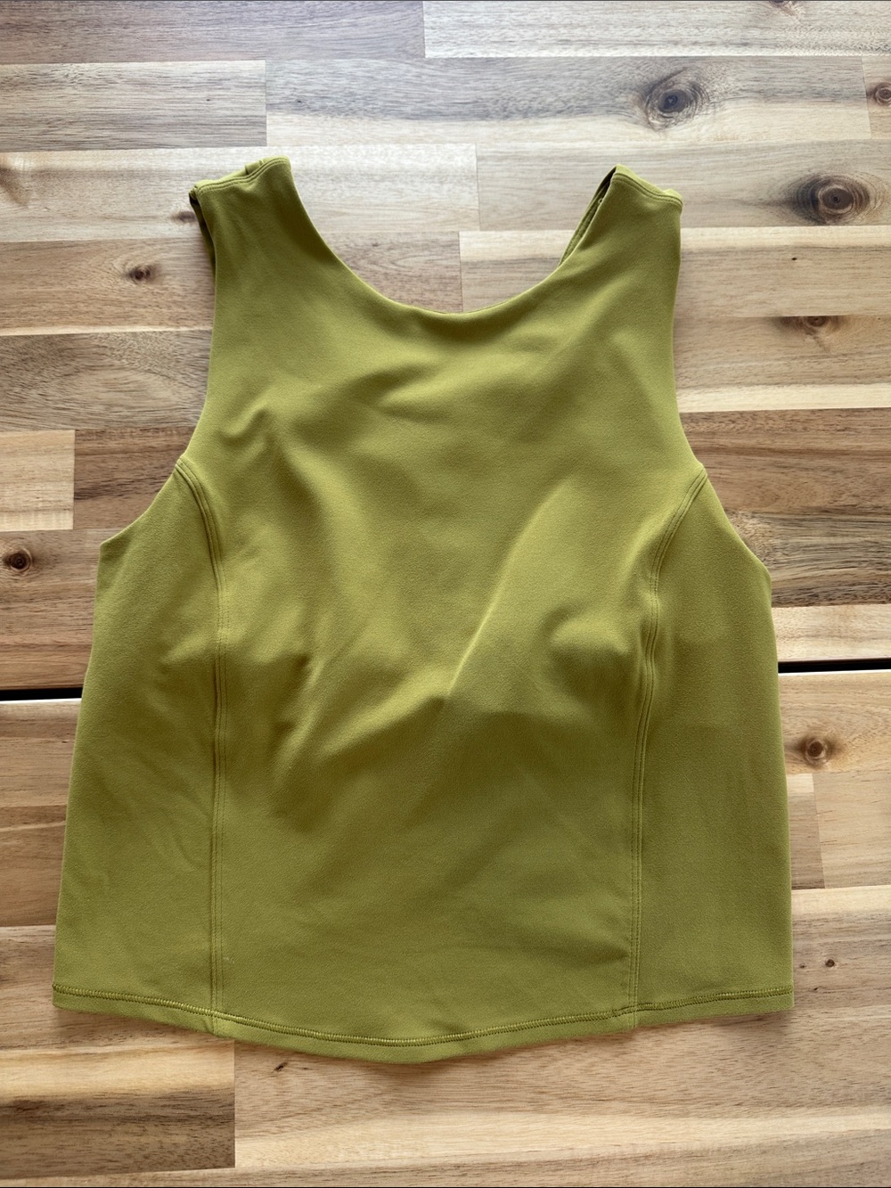 lululemon athletica Olive Green Scoop Neck Tank